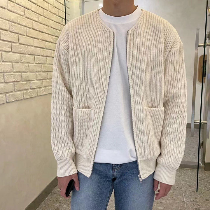 Travis | Man's Knitted Cardigan