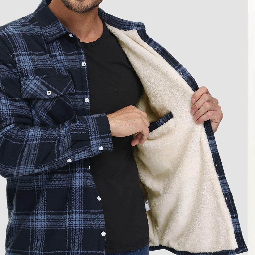 Austin | Lined Check Shirt Jacket