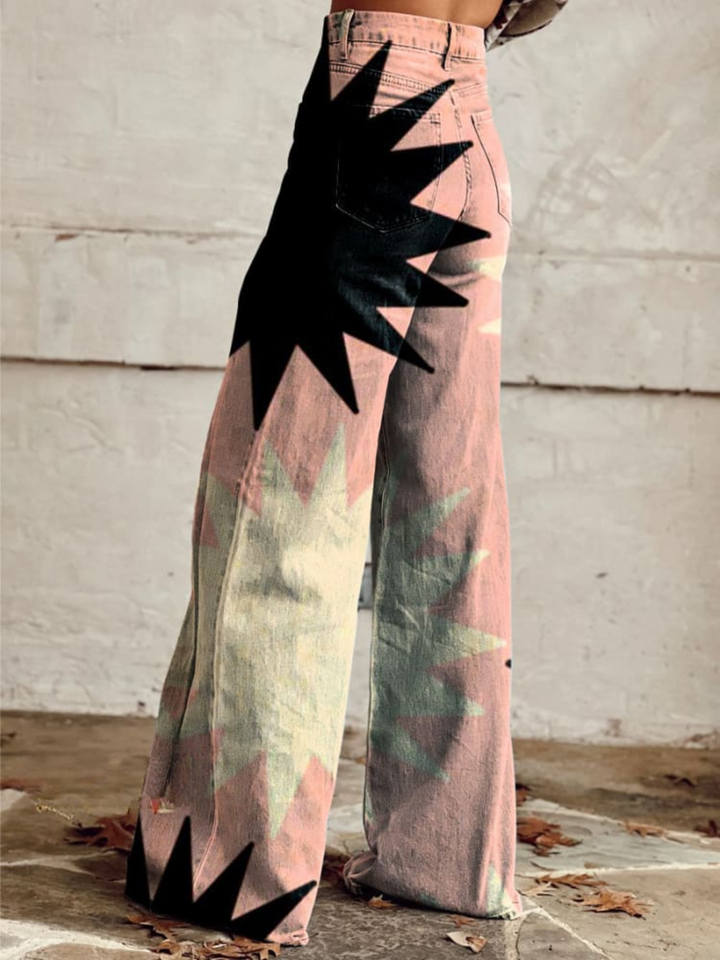 Angel | Wide Geometric Pants