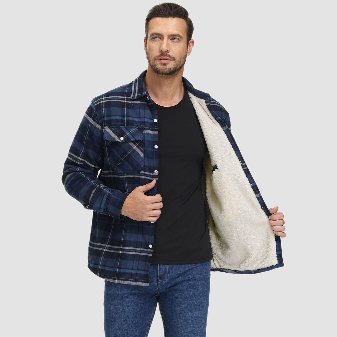 Austin | Lined Check Shirt Jacket