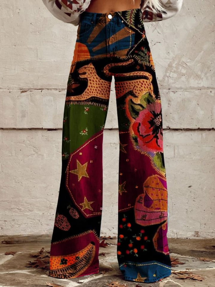 Teresa | Wide-Leg Vintage Boho Pants