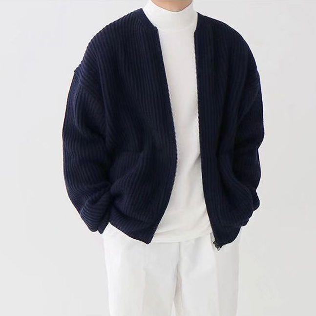 Travis | Man's Knitted Cardigan