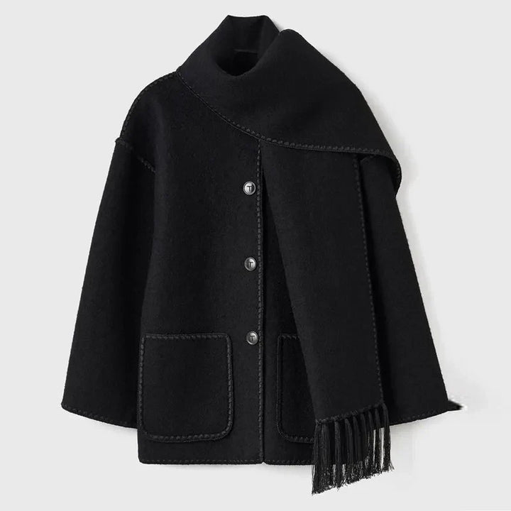 Dionne | Fringe Scarf Jacket