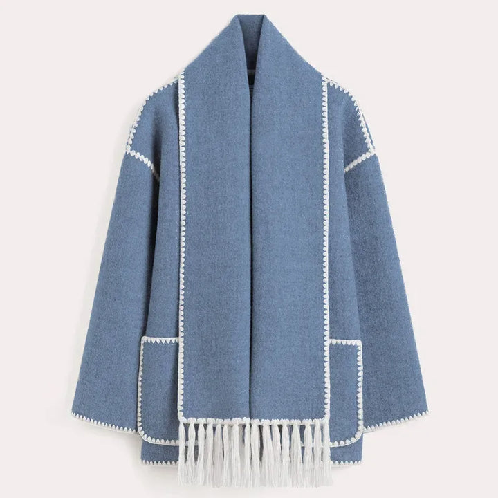 Dionne | Fringe Scarf Jacket