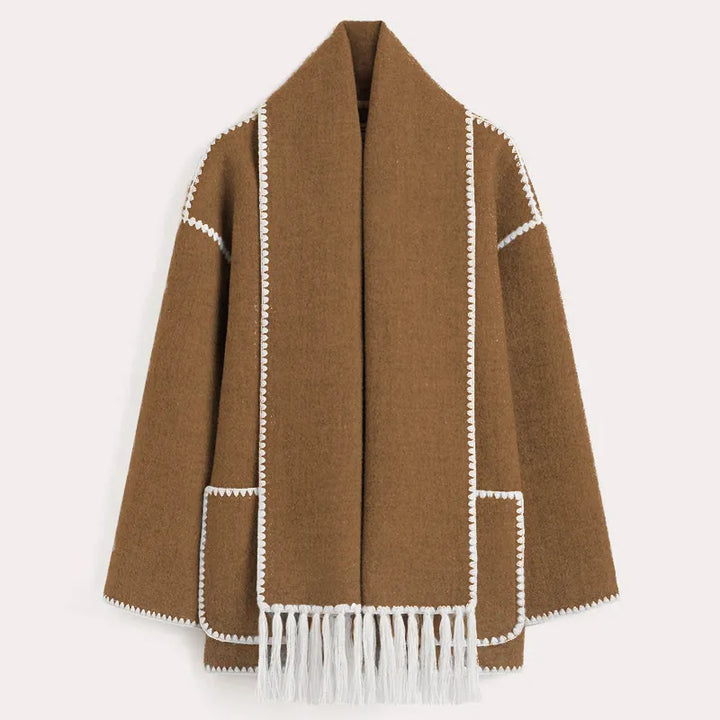 Dionne | Fringe Scarf Jacket