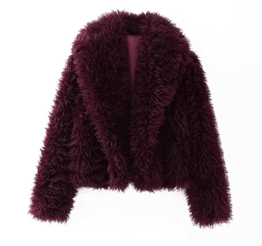 Velvet Fur | Faux Fur Jacket