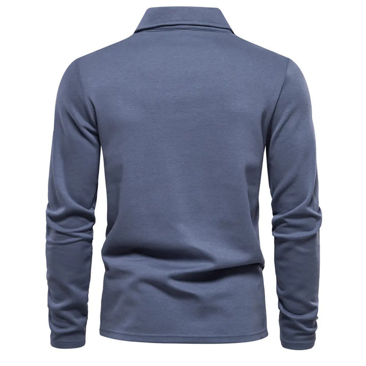 TONY™ | Long-Sleeve Polo Shirt for Autumn